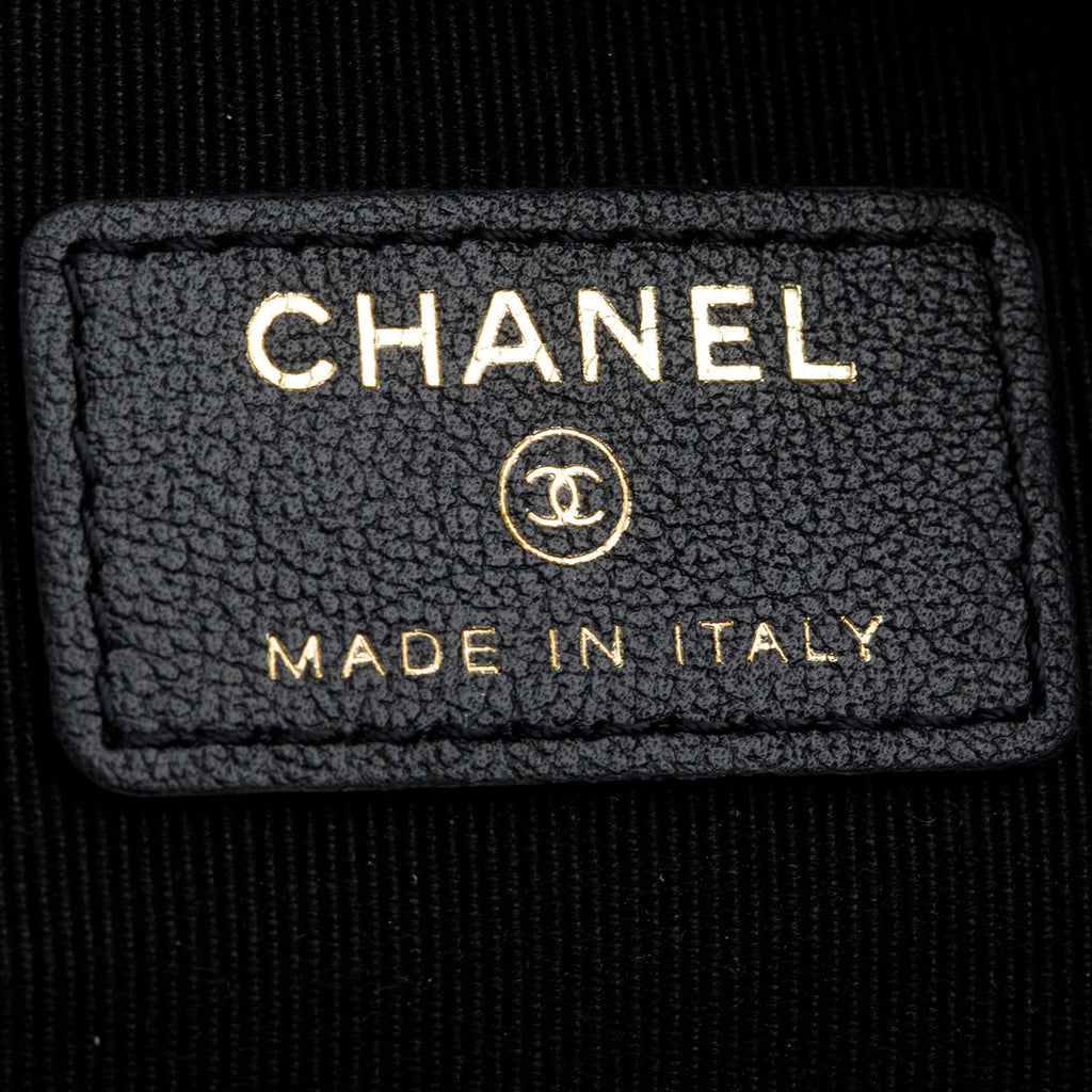 2021 Black Nylon Grosgrain Lifestyle Pouch w/ Sleep Mask &amp; Authenticity Card