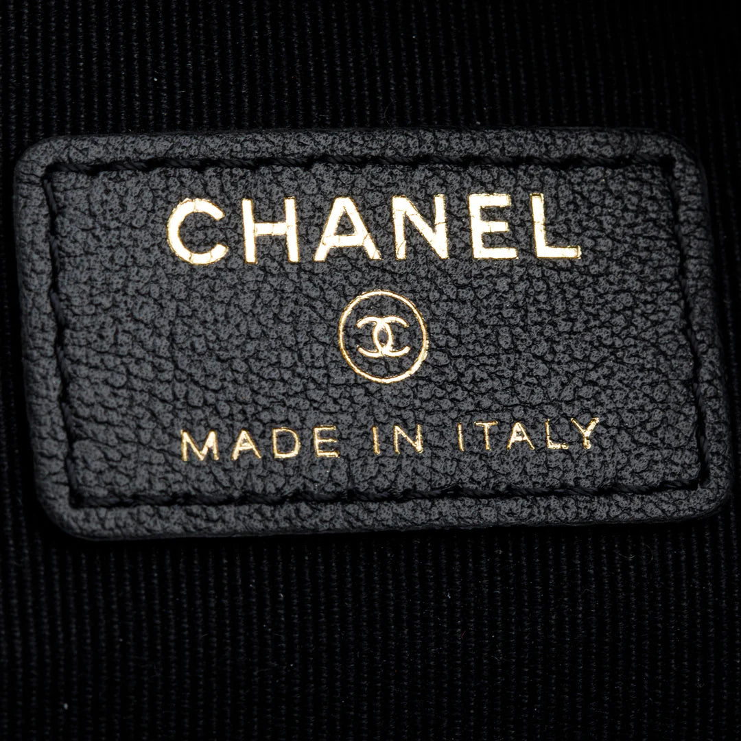 2021 Black Nylon Grosgrain Lifestyle Pouch w/ Sleep Mask &amp; Authenticity Card