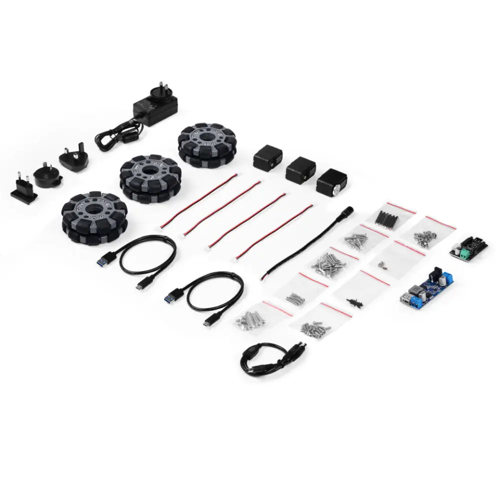 SeeedStudio LeKiwi Kit 12V Mobile Base w/ 3D Printed Parts & Battery